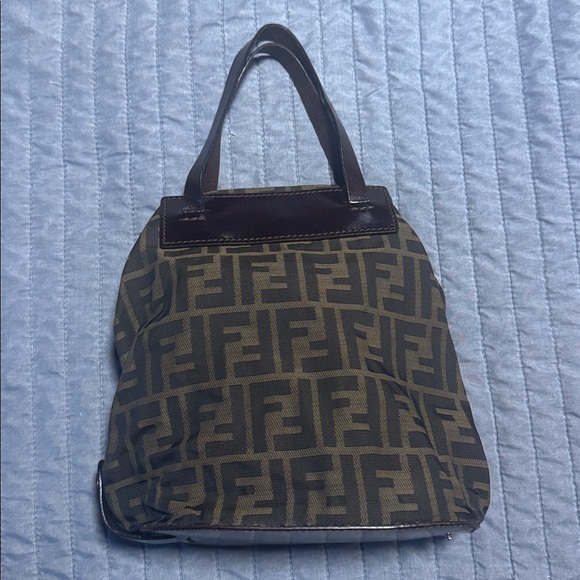 Mini fendi Zucca nylon tote bag - Picture 10 of 13
